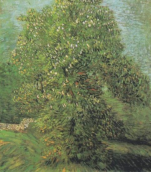 Vincent Van Gogh Blossoming Chestnut Tree China oil painting art